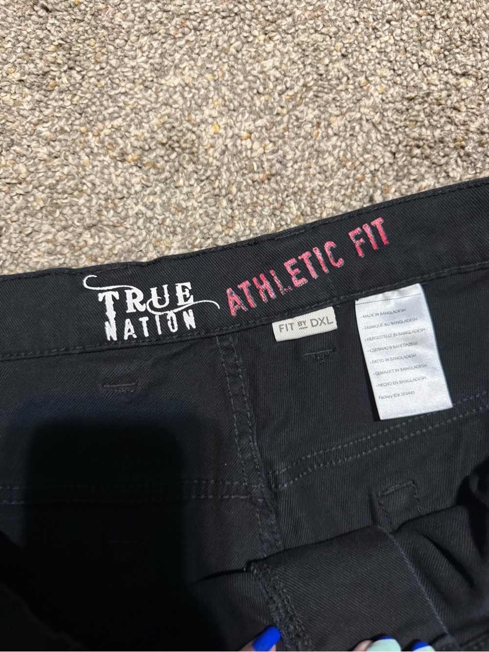 Men’s True Nation Black Jeans